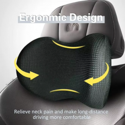 12 Pcs Adjustable 100% Memory Foam Car Headrest