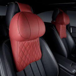 8 Pcs PU Leather Car Neck Rest Cushion