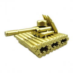 8 Pcs Mini Zinc Alloy Tank Model Car Ornaments