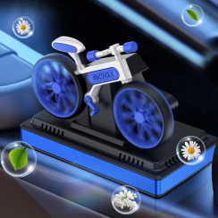 8 Pcs Rotating Bicycle Aromatherapy Car Ornaments